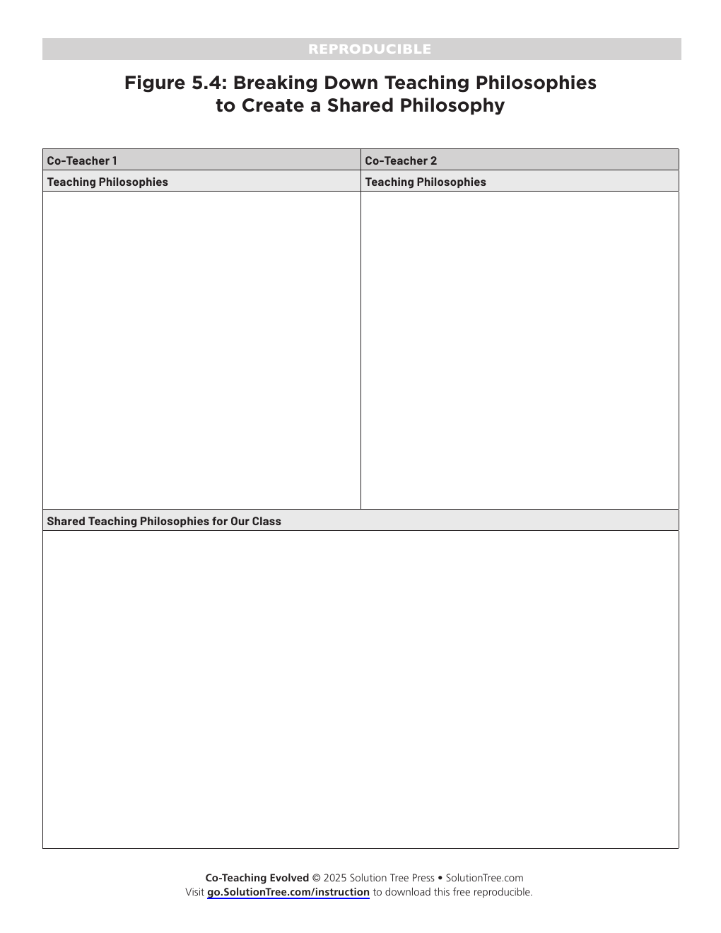 First page preview of Create a Shared Teaching Philosophy