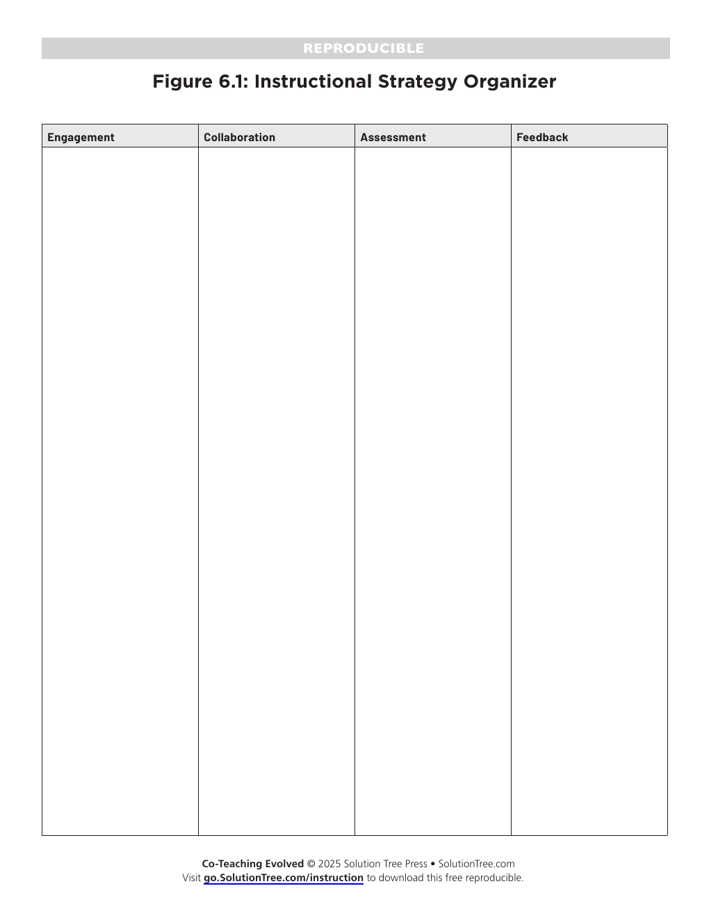 First page preview of Instructional Strategy Organizer